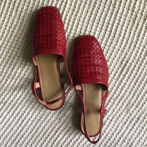 Genuine Leather Red Shoes Made in Brazil